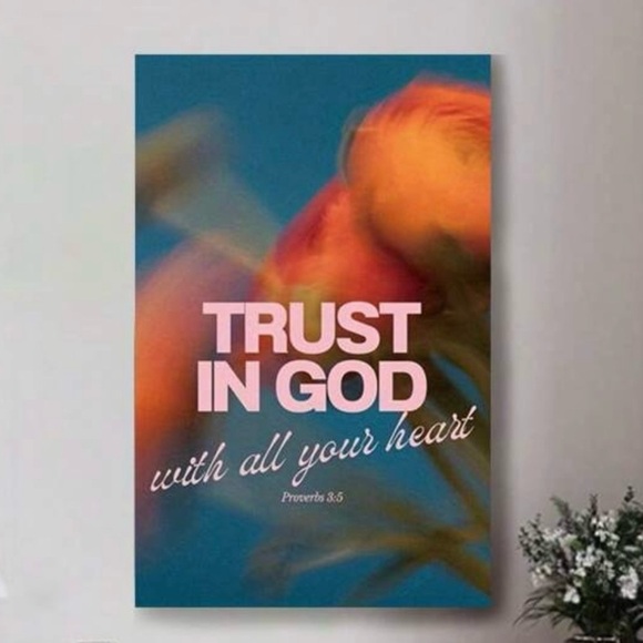Trust in the God Wall Art, 8x12 - Picture 1 of 6